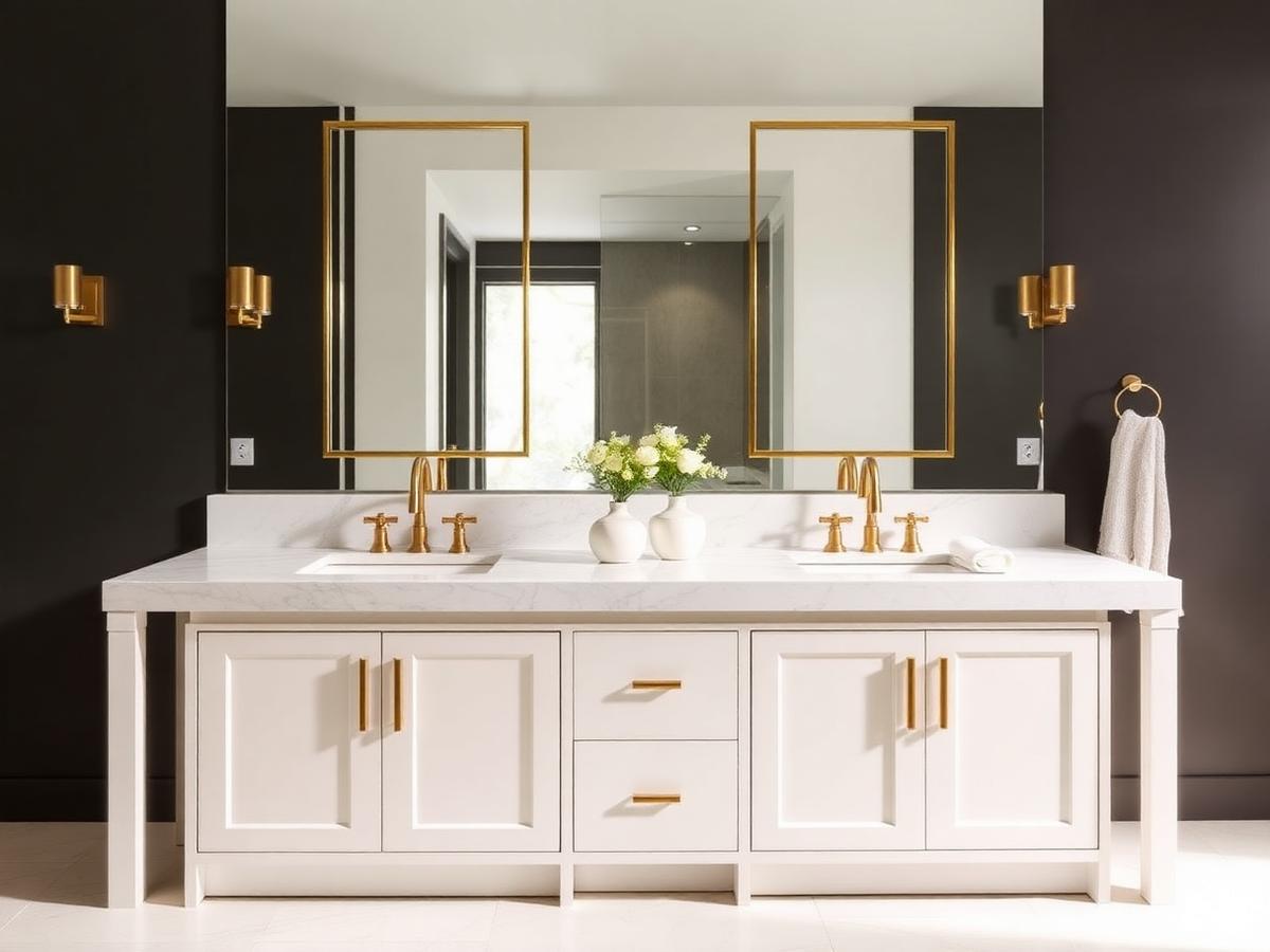 Bathroom vanity remodel
